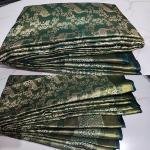 Regal Green Peacock Motif Silk Saree