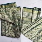 Regal Green Peacock Motif Silk Saree